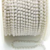 Перлинний ланцюг ss6 (2 мм) 1 м Білий Z9 silver