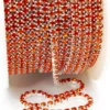 Стразовий ланцюг ss10 (2,8 мм) 1 м Hyacinth silver