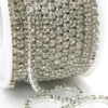 Стразовий ланцюг ss10 (2,8 мм) 1 м Crystal silver