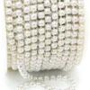 Перлинний ланцюг ss10 (2,8 мм) 1 м Білий Z9 silver