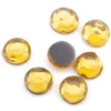 Cтразы клеевые Акрил ss16 (3,8-4,0mm) горячая фиксация 50 г Желтый