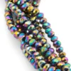 Бусины Swarovski огранка рондель 3х2 мм Ø 0,8 мм +-175 шт. Разноцветный АВ_040_3х2-040