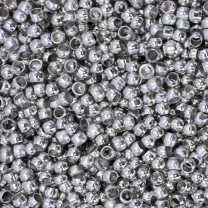 Крімпи стопери Beads stuff 2 мм внутр. 1 мм Платина +-100 шт.