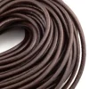 Шнур шкіряний 3 мм 1 м Коричневий