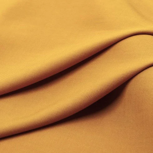 Тканина 100% віскоза LuxFabric 160 г/м² 1,6 м 1 м Гірчичний