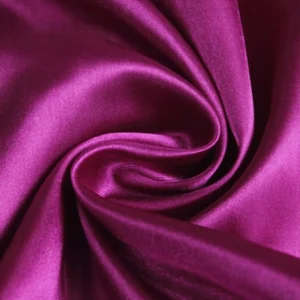 Тканина атлас LuxFabric 115 г/м² 1,5 м 1 м Фуксія