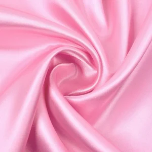 Тканина атлас LuxFabric 115 г/м² 1,5 м 1 м Рожевий світлий