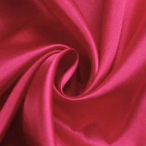 Тканина атлас LuxFabric 115 г/м² 1,5 м 1 м Малиновий