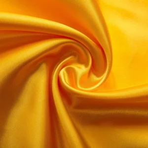 Тканина атлас LuxFabric 115 г/м² 1,5 м 1 м Золотий яскравий