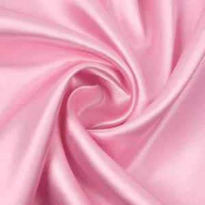 Тканина атлас LuxFabric 115 г/м² 1,5 м 1 м Рожевий ніжний