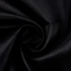 Тканина атлас LuxFabric 115 г/м² 1,5 м 1 м Чорний