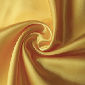 Тканина атлас LuxFabric 115 г/м² 1,5 м 1 м Золотистий