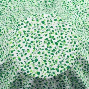 Тканина 100% віскоза LuxFabric 153 г/м² 1,45 м 1 м принт Green twigs