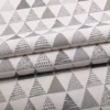 Ткань 55% лен 45% хлопок 160 г/м² 1,5 м 1 м принт Gray triangle