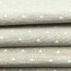Тканина 55% льон 45% бавовна 160 г/м² 1,5 м 1 м принт Little white heart