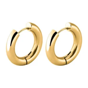 Серьги Конго Ring нерж.сталь 25х2,5 мм Ø 20 мм 1 пара Золотистый