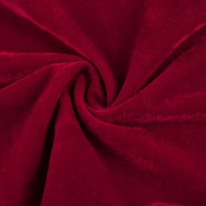Тканина оксамит LuxFabric поліестер 330 г/м² 1,60 м 1 м Бордовий