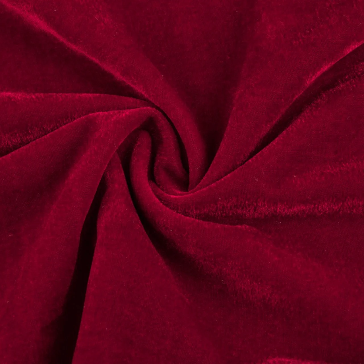 Тканина оксамит LuxFabric поліестер 330 г/м² 1,60 м 1 м Бордовий