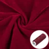 Ткань бархат LuxFabric полиэстер 330 г/м² 1,60 м 1 м + Нить полиэстер 360 м 1 шт. Бордовый