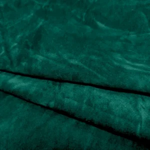 Тканина оксамит LuxFabric 160 г/м² 1,50 м 1 м Зелений темний
