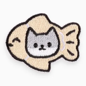 Аплікація Catfish самоклеюча 4х5 см 1 шт. Бежевий