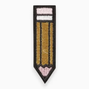 Термоаплікація Pencil вишита 6,7х2 см 1 шт. Золотистий