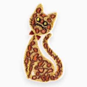 Термоаплікація Leopard вишита 7,6х4 см 1 шт. Різні кольори