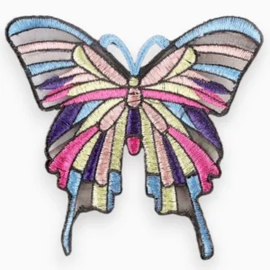 Аплікація нашивка Butterfly вишита 11х12 см 1 шт. Різні кольори