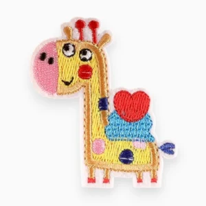 Аплікація Cheerful giraffe самоклеюча 6х5,5 см 1 шт. Жовтий