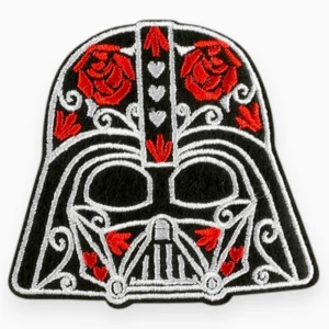 Термоаплікація DarthVader вишита 7,2х8 см 1 шт. Чорний