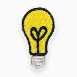 Термоаплікація Idea вишита 4,8х2,8 см 1 шт. Жовтий