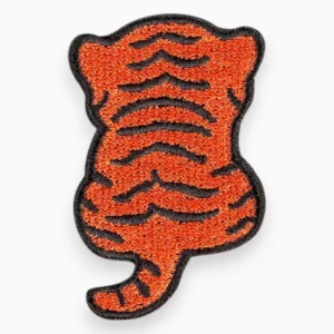Аплікація Cute tiger самоклеюча 5,5х3,6 см 1 шт. Помаранчевий
