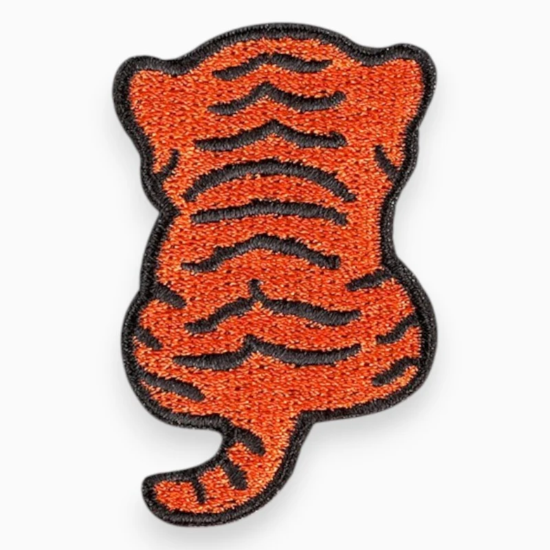 Аплікація Cute tiger самоклеюча 5,5х3,6 см 1 шт. Помаранчевий