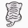 Аплікація Cute tiger самоклеюча 5,5х3,6 см 1 шт. Білий