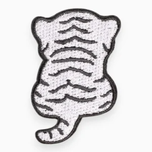 Аплікація Cute tiger самоклеюча 5,5х3,6 см 1 шт. Білий