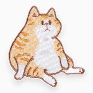 Термоаплікація Cute kitten вишита 6,3х5,9 см 1 шт. Бежевий