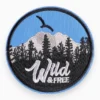 Термоаппликация Wild&free вышитая 7х7 см 1 шт. Синий