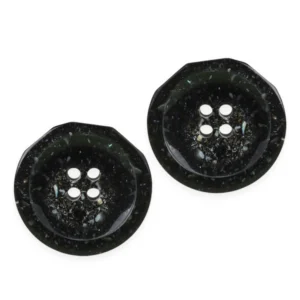 Гудзик Granite LuxFabric 4 отв. пластик 15 мм 1 шт. Чорний