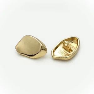 Пуговица Special shape LuxFabric на ножке металл 15х10 мм 1 шт. Золотистый