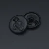 Гудзик Gentleman LuxFabric на ніжці метал 15 мм 1 шт. Чорний