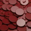 Гудзик Круглий LuxFabric на ніжці пластик 15 мм 1 шт. Бордовий