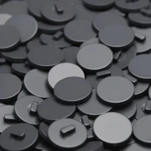 Гудзик Круглий LuxFabric на ніжці пластик 18 мм 1 шт. Графітовий