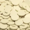 Гудзик Круглий LuxFabric на ніжці пластик 15 мм 1 шт. Айворі