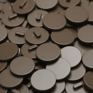 Гудзик Круглий LuxFabric на ніжці пластик 18 мм 1 шт. Коричневий