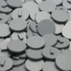 Гудзик Круглий LuxFabric на ніжці пластик 15 мм 1 шт. Сірий