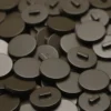 Гудзик Круглий LuxFabric на ніжці пластик 21,5 мм 1 шт. Коричневий темний