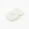 Гудзик Серце LuxFabric 2 отв. пластик 11,5 х11, 5 мм 1 шт. Білий