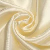 Тканина атлас LuxFabric 115 г/м² 1,5 м 1 м Кремовий
