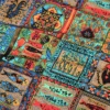 Тканина 100% віскоза LuxFabric 153 г/м² 1,45 м 1 м принт Retro design