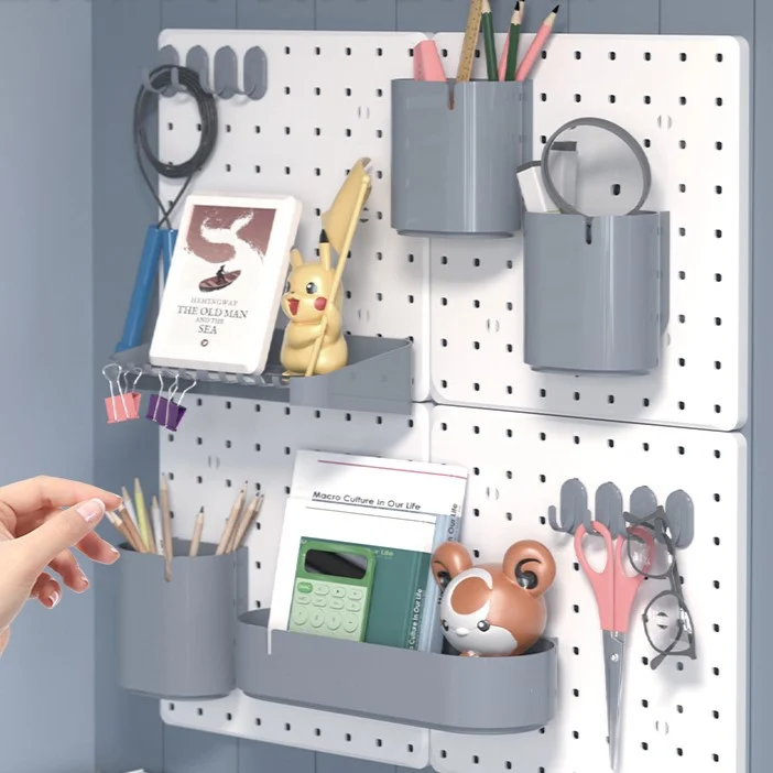 Гачок на органайзер Pegboard/Пегборд для рукоділля 4х2,5х3 см 5 шт. Сірий - Зображення 5